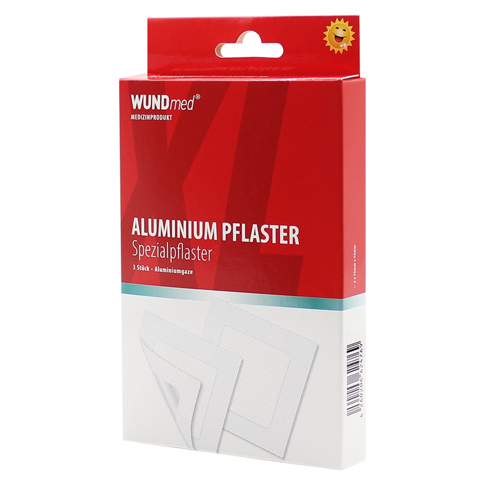 Pflaster M.aluminiumgaze Schürfwunden 3 St