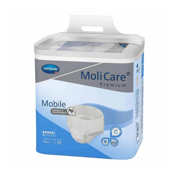 Hartmann MoliCare PREMIUM MOBILE 6 Tropfen Gr. XS 4X14 St