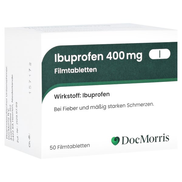 DocMorris Ibuprofen 400mg Filmtabletten, 50 St