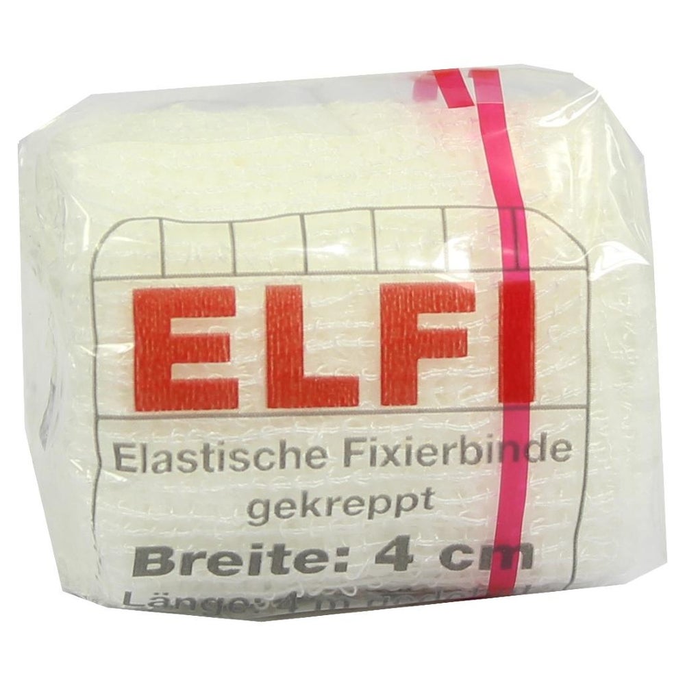 Dracoelfi Elastische Fixierbinde 4 cm x 4 m gekreppt 1 St