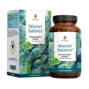 Produktabbildung: Brennnesselblatt Komplex mit Rosskastanien, Mangan & Kupfer - WASSERBALANCE - 90 vegane Kapseln - NATURTREU® 90 St