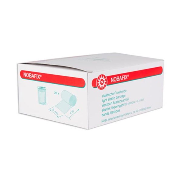 NOBA Nobafix Fixierbinden einzeln in Folie 20 Stück - 4 m x 6 cm 20 St