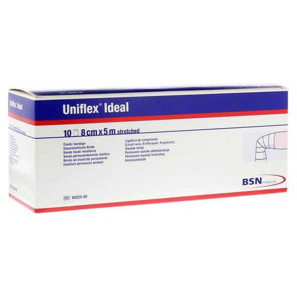 Uniflex Ideal Binden 8 cmx5 m weiß lose 10 St