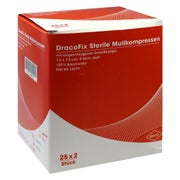 Dracofix PEEL Kompressen steril 7,5x7,5cm 8fach 25X2 St