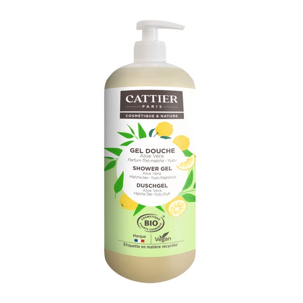 Cattier Duschgel Matcha Tee Yuzu 1000 ml