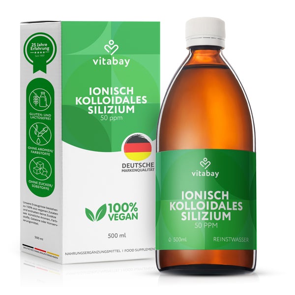 Vitabay Kolloidales Silizium 50 PPM 500 ml
