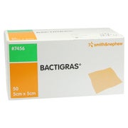 Bactigras Antiseptische Paraffingaze 5x5 50 St