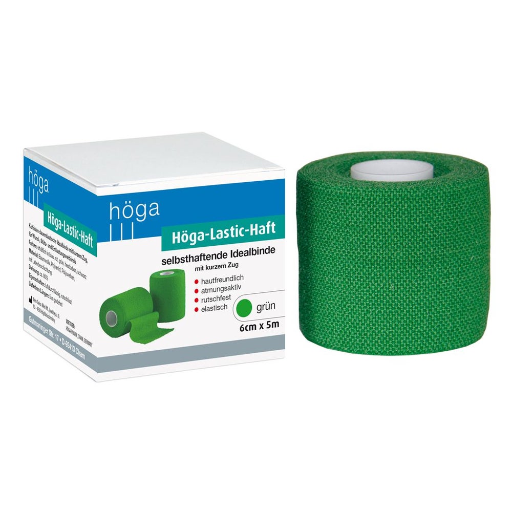Höga-lastic-haft Binde 6 cmx5 m grün 1 St