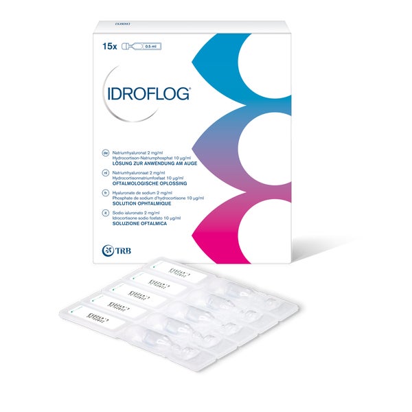 IDROFLOG Augentropfen in Einzeldosispipetten 15X0,5 ml