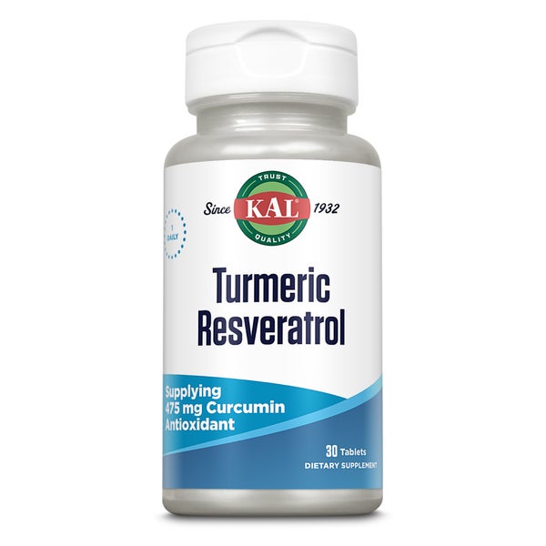Turmeric Resveratrol Solaray Tabletten 30 St
