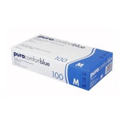 Produktabbildung: AMPri Pura Comfort Nitrilhandschuhe blue 100 Stück - L 100 St