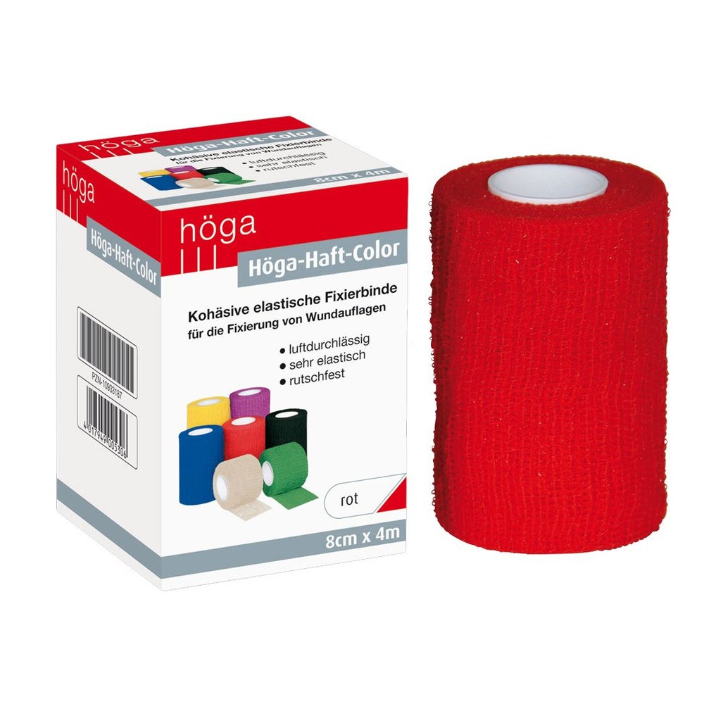 Höga-haft Color Fixierb.8 cmx4 m rot 1 St