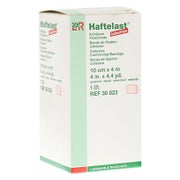 Lohmann & Rauscher Haftelast Fixierbinde, latexfrei, cremefarben, selbsthaftend - 1 Stück, einzeln in Faltschachtel, Maße: 10 cm x 4 m 1 St