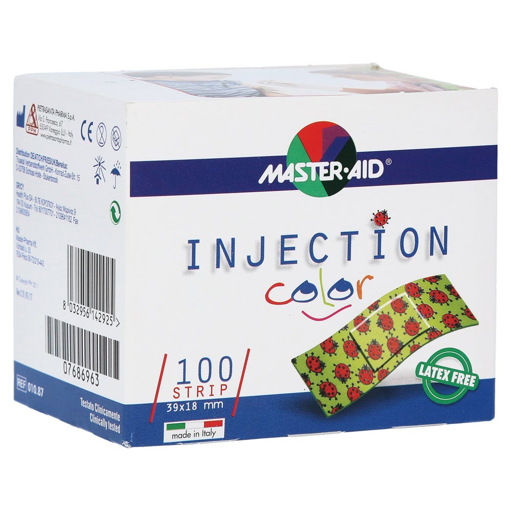 Injection Strip Color 18x39 mm Kinderpfl 100 St