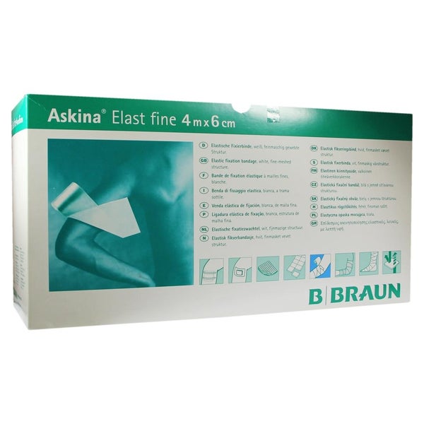 Askina Elast Fine Binde 6 cmx4 m lose 100 St