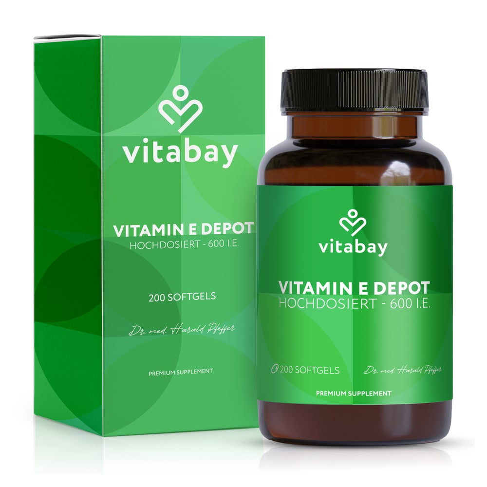 Vitabay Vitamin E 600 IE Depot 200 St