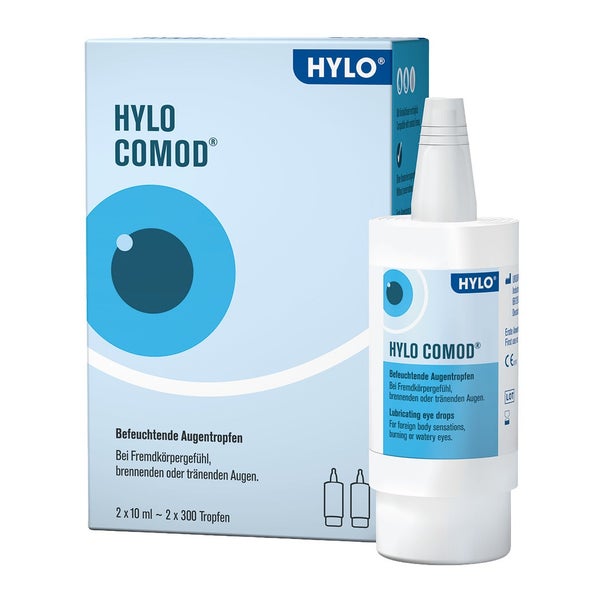 HYLO COMOD Augentropfen 2X10 ml