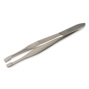 Haarpinzette gerade rostfrei, 8 cm 1 St
