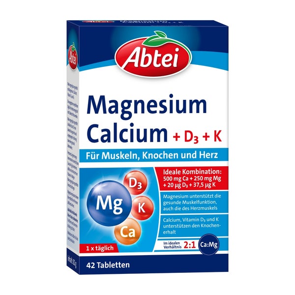 ABTEI Magnesium + Calcium + D3 + K 42 St