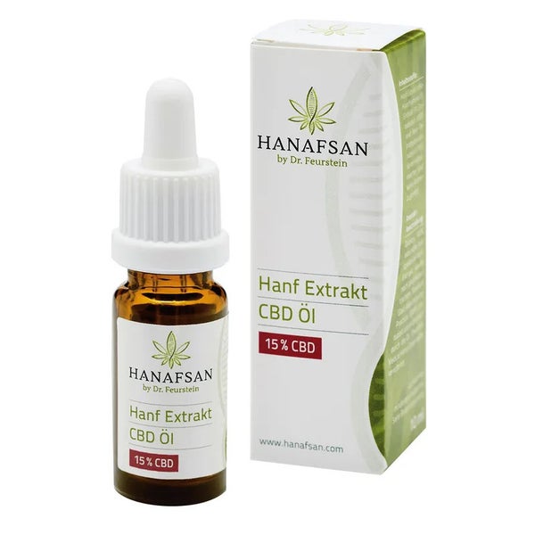 HANAFSAN CBD Öl 15% Hanf Extrakt 10 ml