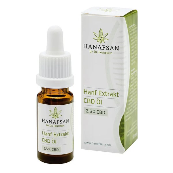 HANAFSAN CBD Öl 2.5% Hanf Extrakt 10 ml