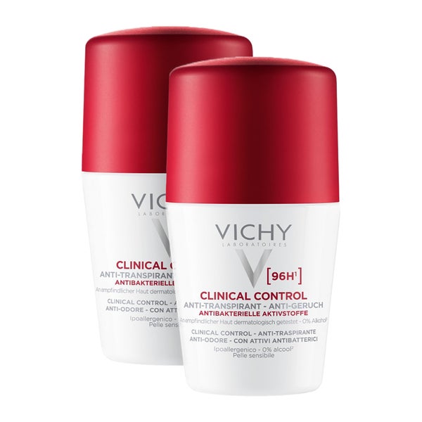 Vichy Deo Roll-on Antitranspirant 96h Doppelpack 2X50 ml