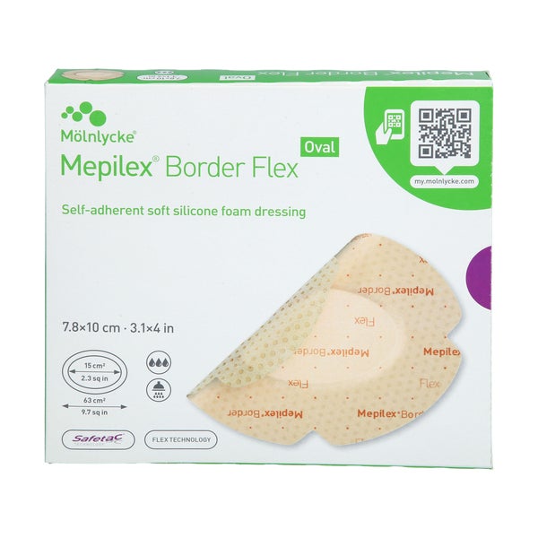 Mepilex Border Flex Schaumverb.haft.7,8x 5 St