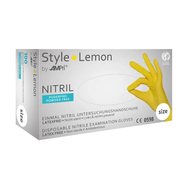 Style Lemon Unt.hands.nitril unster.pf X 100 St 100 St