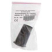Krückenkapsel Gr.1 18 mm schwarz 1 St