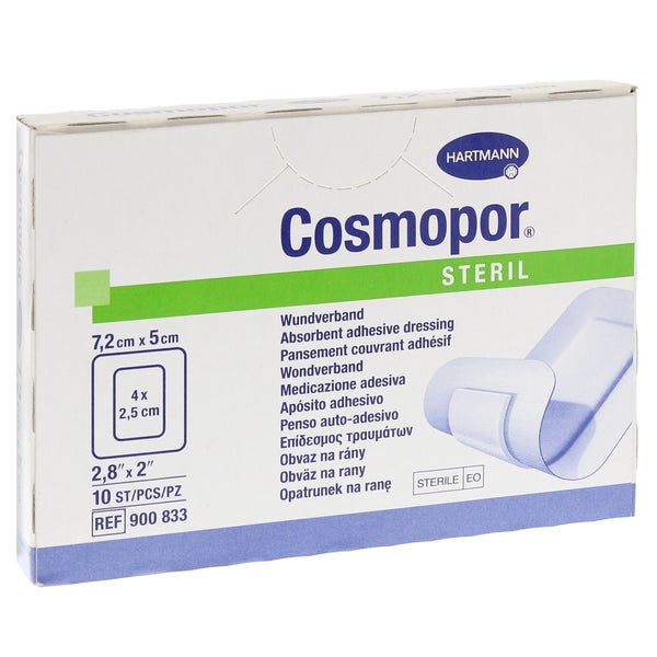 Cosmopor Steril Wundverband 5x7,2 cm 10 St