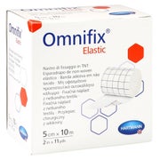 Hartmann Omnifix elastic Fixiervlies, 10 m, hypoallergen - 5 cm / Packung = 1 Rolle 1 St
