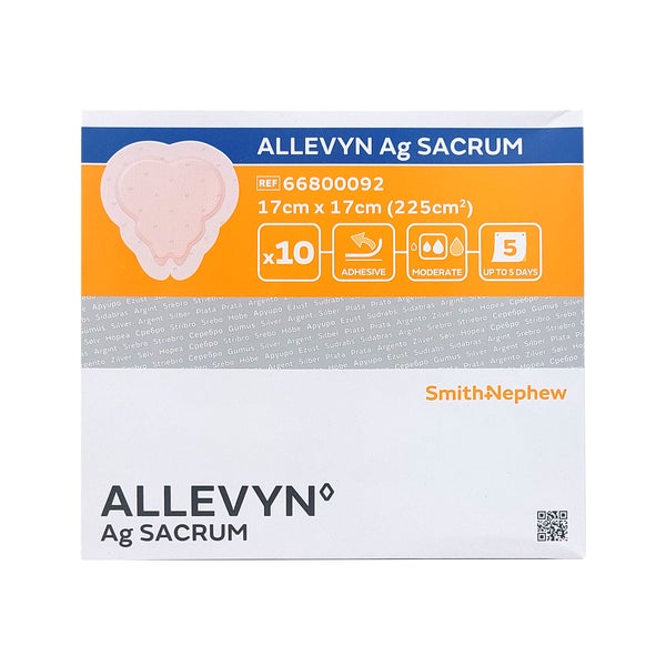 Allevyn Ag Sacrum 17x17 cm Wundverband 10 St