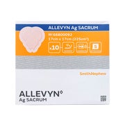 Produktabbildung: Allevyn Ag Sacrum 17x17 cm Wundverband 10 St