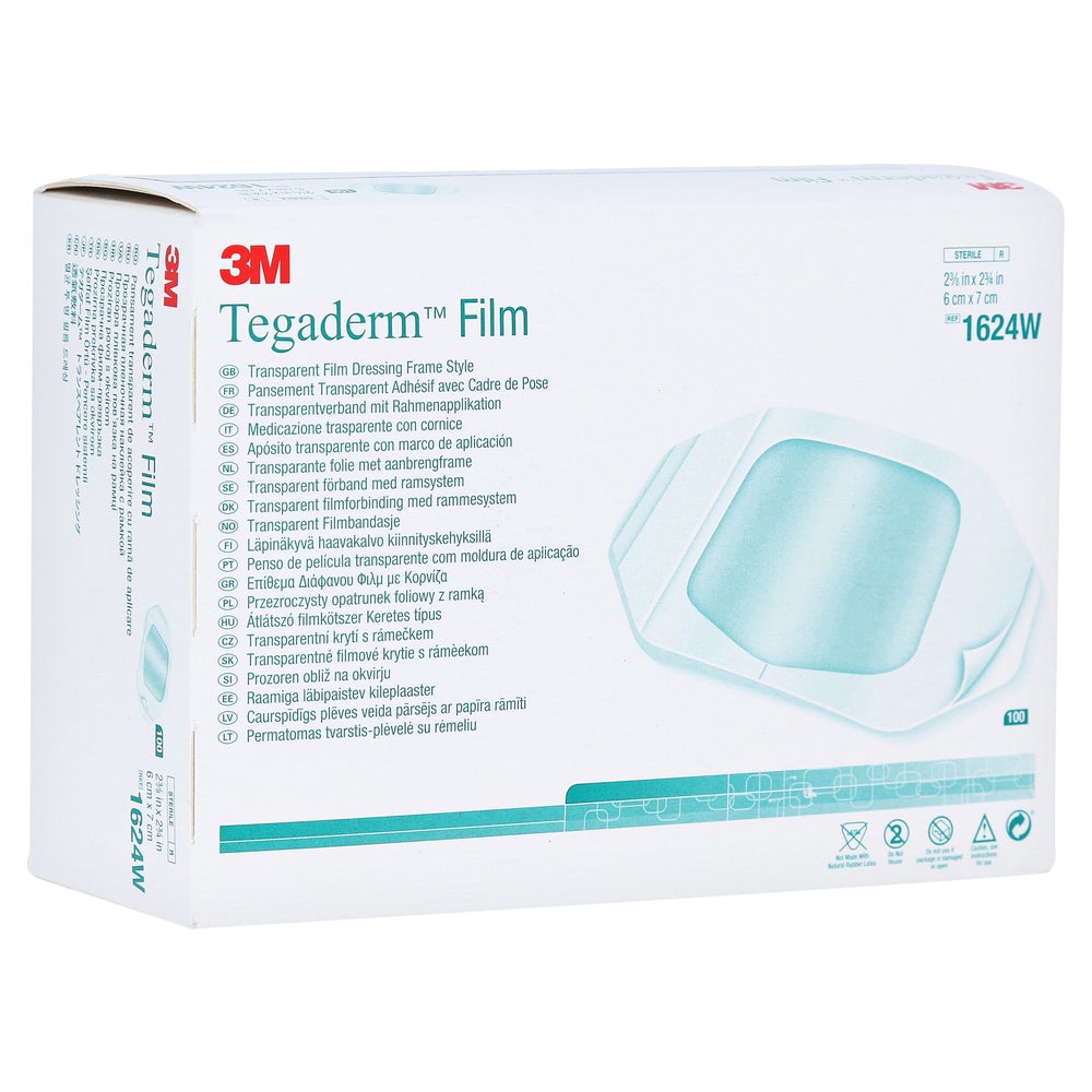 Tegaderm 3M Film 6x7 cm 1624W 100 St