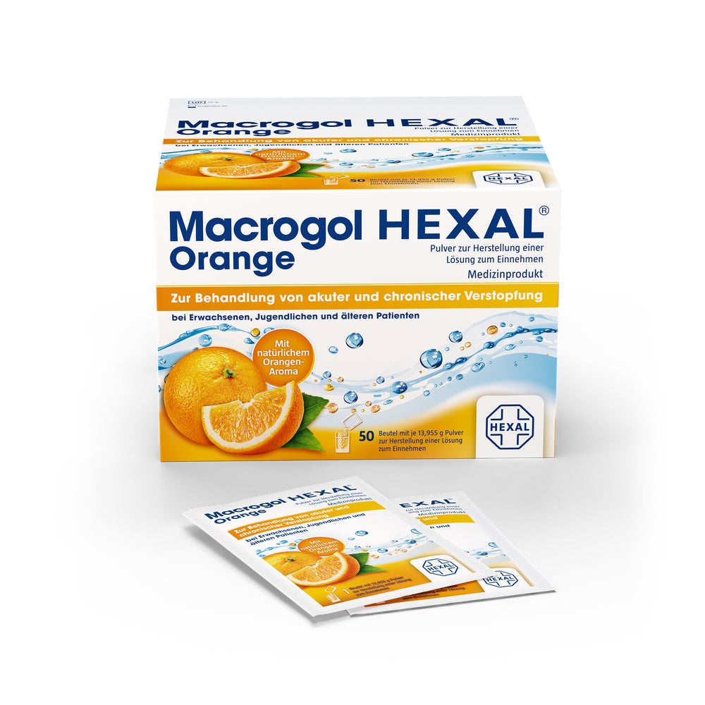Macrogol Hexal Orange 50 St