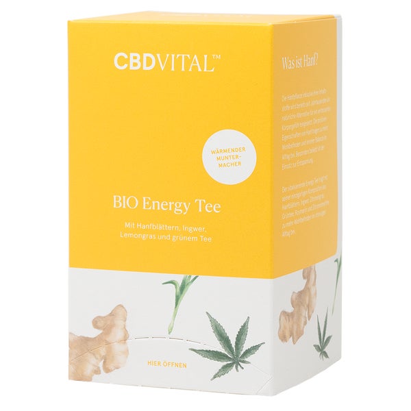 CBD VITAL Energy Tee für mehr Energie mit Grüntee | Bio 20 St
