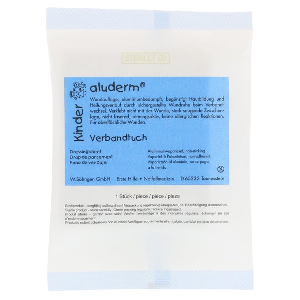 Aluderm Kinder Verbandtuch 30x35 cm 1 St