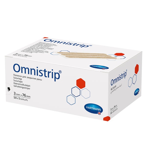 Omnistrip Wundnahtstreifen 3 x 76 mm 250 St