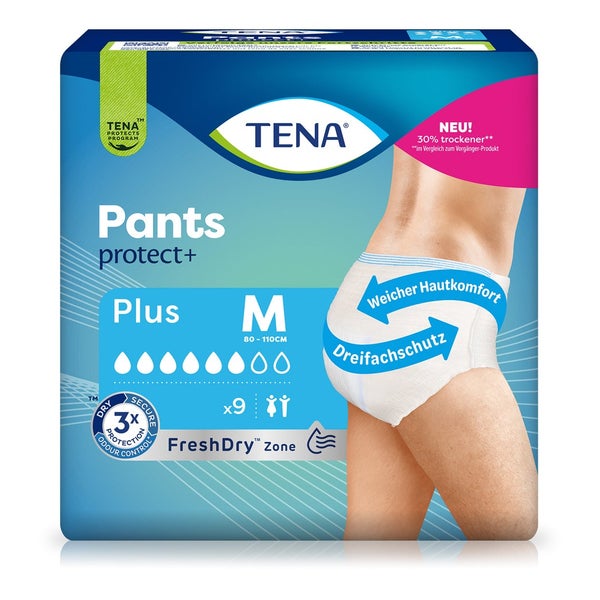 TENA Pants Plus - 9 Stück (80-110 cm) Gr. M 9 St