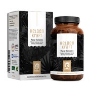 Produktabbildung: Maca Komplex mit Tribulus, Cordyceps, Giseng, Safran & Bockshornklee - HELDENKRAFT - 90 vegane Kapseln - NATURTREU® 90 St
