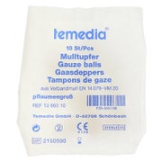 Mulltupfer Pflaumengroß Steril 10 St