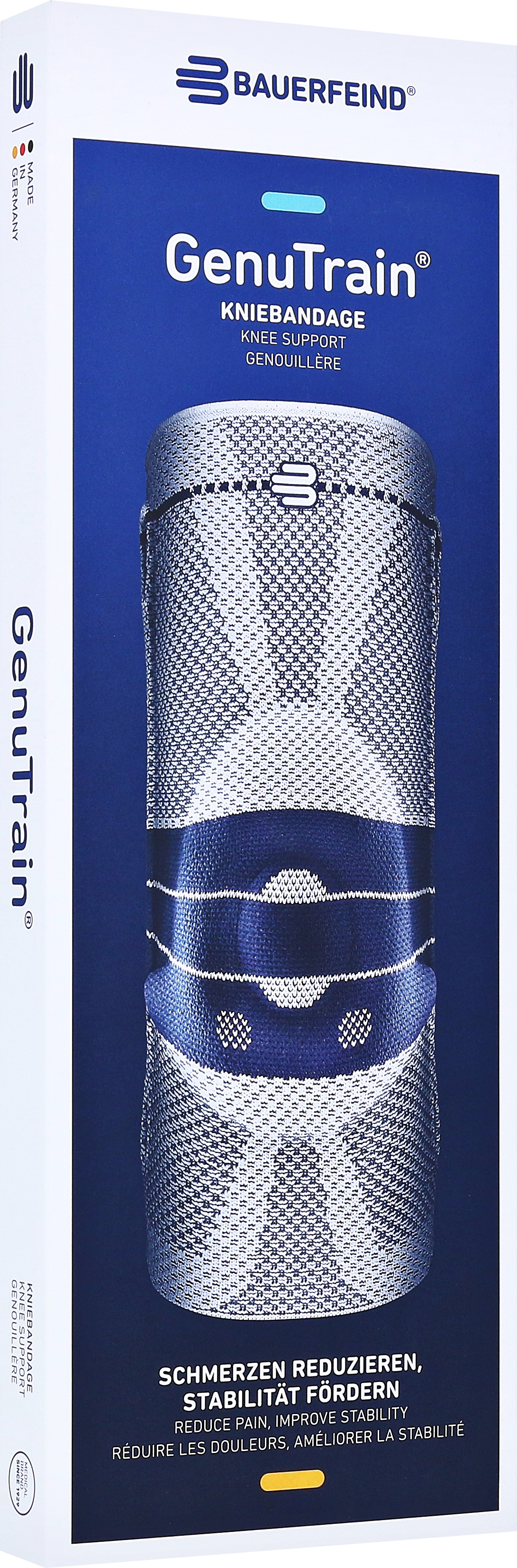 Bauerfeind GenuTrain Kniebandage, Gr. 67, titan 1 St
