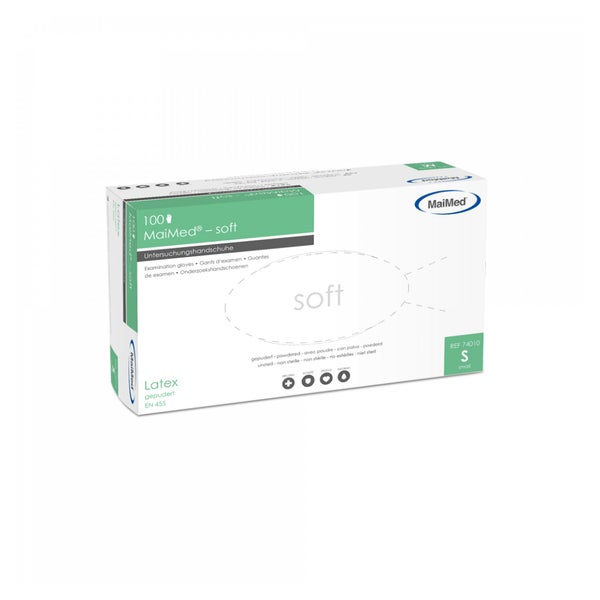 MaiMed® soft Einmalhandschuhe, Latex, gepudert 100 Stck. - XL 100 St