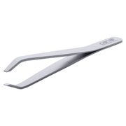 Haarpinzette Spitze in Klauenform, satin, rostfrei, 9 cm 1 St