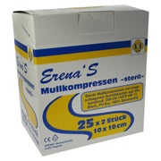 Erena Steril Mullkompressen 10x10 cm 8fach 25X2 St