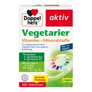 Produktabbildung: Doppelherz Vegetarier Vitamine + Mineralstoffe 100 St