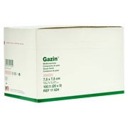 Produktabbildung: Lohmann & Rauscher Gazin Mullkompressen steril 8- fach 17- fädig 20 x 5 Stück - 7,5 x 7,5 cm 20X5 St