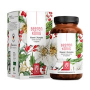 Produktabbildung: Vitamin C Komplex aus Camu Camu, Hagebutte & Acerola - BEERENKÖNIG - 180 vegane Kapseln - NATURTREU® 180 St