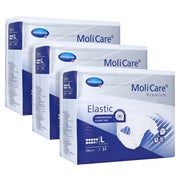 MoliCare Premium Elastic, 9 Tropfen, Gr. L, 115 - 145 cm Hüftumfang 3X24 St