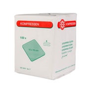 Produktabbildung: Noba Mullkompressen, 8-lagig, 10 x 10 cm, 100 Stück 100 St